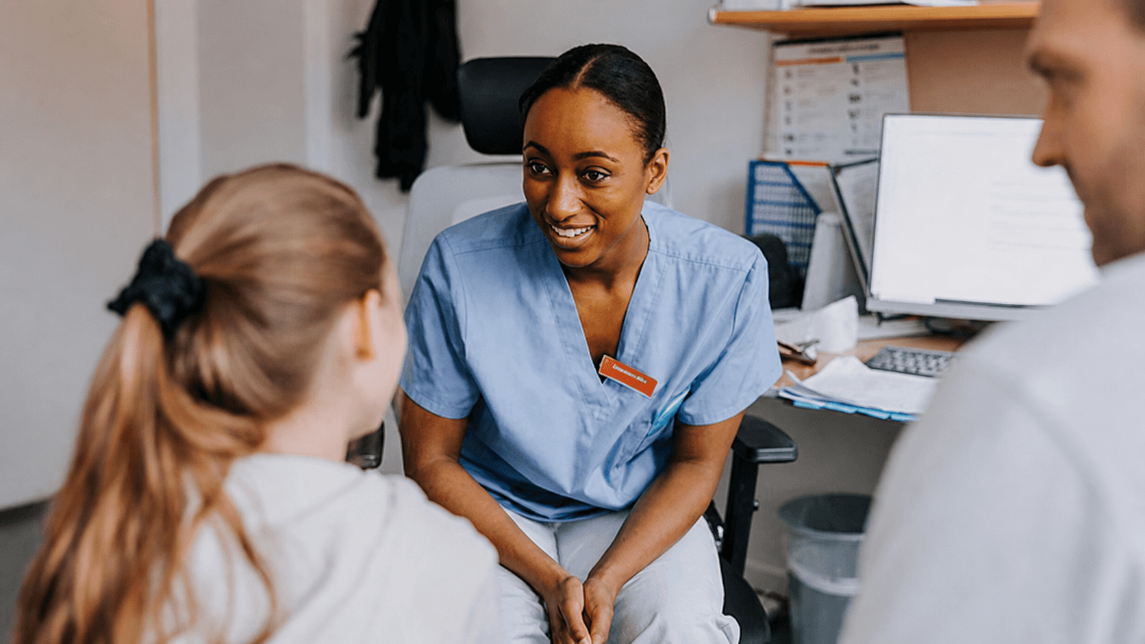Patient participating in a connected digital care experience